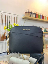 Load image into Gallery viewer, MICHAEL KORS MEDIUM DOME XCROSS CROSSBODY LEATHER IN BLACK