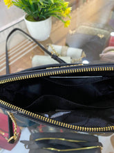 Load image into Gallery viewer, MICHAEL KORS MEDIUM DOME XCROSS CROSSBODY LEATHER IN BLACK