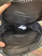 Load image into Gallery viewer, COACH WESTWAY PACK IN COLORBLOCK SIGNATURE WITH COACH PATCH CE522 IN CHARCOAL AMAZON GREEN (MINOR DENTS AND SCRATCHES)