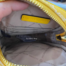 Load image into Gallery viewer, MICHAEL KORS SLOAN EDITOR SMALL TOPZIP FRONT POCKET PHONE CROSSBODY IN BUTTER MULTI