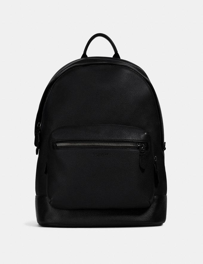 COACH WEST BACKPACK (COACH CX141) GUNMETAL/BLACK