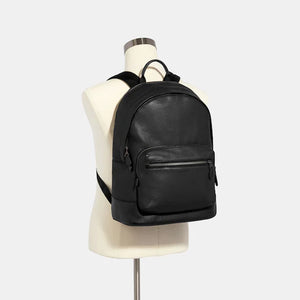 COACH WEST BACKPACK (COACH CX141) GUNMETAL/BLACK