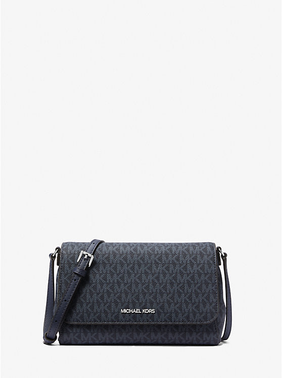 MICHAEL KORS MEDIUM SIGNATURE LOGO CONVERTIBLE CROSSBODY BAG