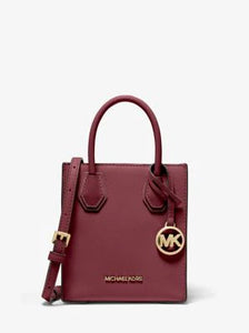 MICHAEL KORS MERCER XS CROSSBODY IN OXBLOOD