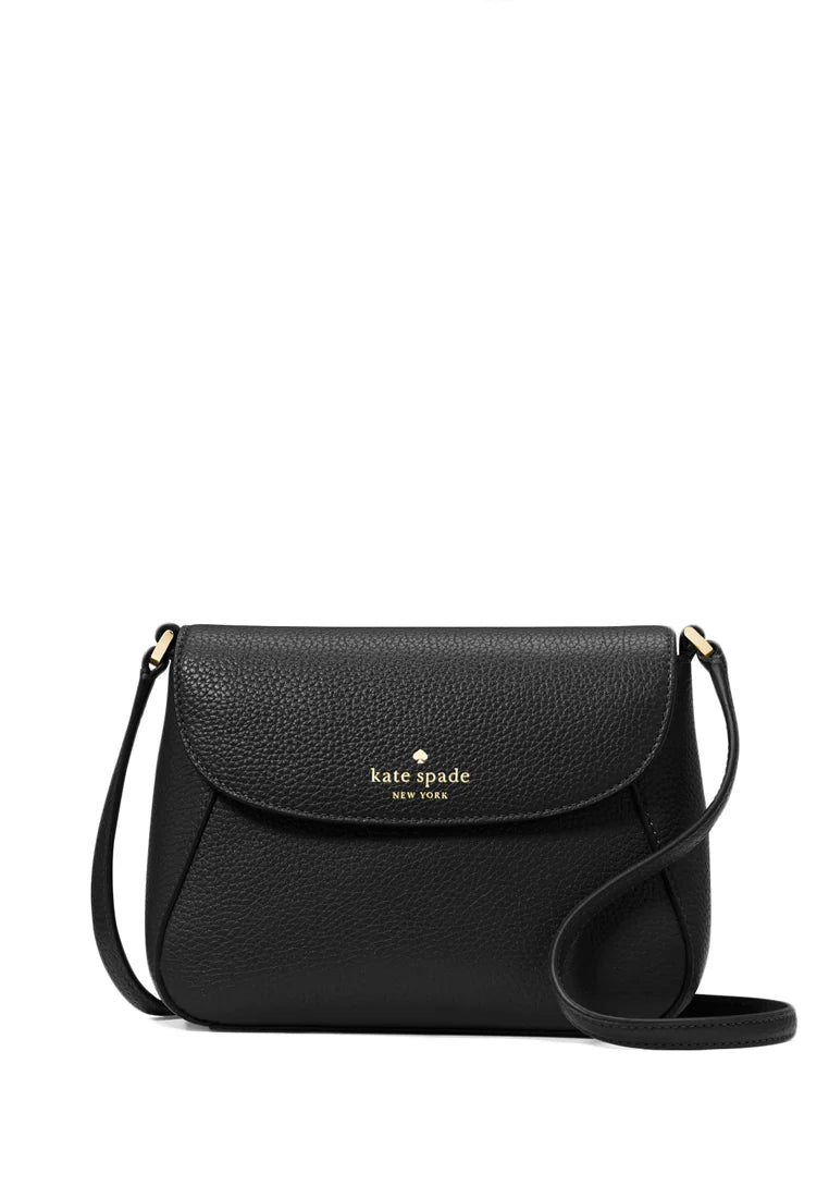 KATE SPADE MONICA SMAL FLAP CROSSBODY IN BLACK