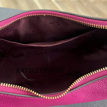 Load image into Gallery viewer, KATE SPADE KAYLA CRESCENT LARGE SHOULDER BAG in DARK RASPBERRY
