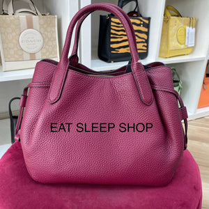 KATE SPADE DUMPLING SMALL SATCHEL IN BLACKBERRY PRESERVE