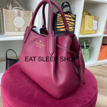 Load image into Gallery viewer, KATE SPADE DUMPLING SMALL SATCHEL IN BLACKBERRY PRESERVE
