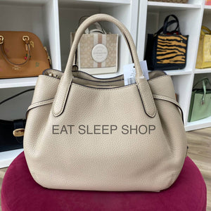 KATE SPADE DUMPLING SMALL SATCHEL IN LIGHT SAND