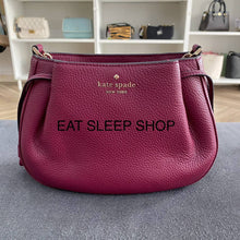 Load image into Gallery viewer, KATE SPADE DUMPLING SMALL CROSSBODY IN BLACKBERRY PRESERVE
