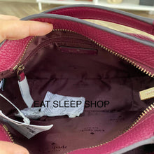 Load image into Gallery viewer, KATE SPADE DUMPLING SMALL CROSSBODY IN BLACKBERRY PRESERVE
