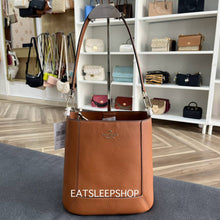 Load image into Gallery viewer, KATE SPADE LENA BUCKET BAG IN WARM GINGERBREAD
