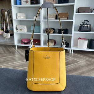 KATE SPADE LENA BUCKET BAG IN DAFFODIL