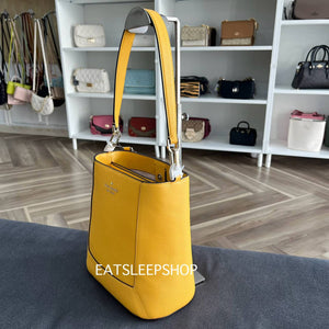 KATE SPADE LENA BUCKET BAG IN DAFFODIL