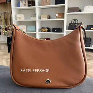 KATE SPADE KAYLA LARGE SHOULDER in WARM GINGERBREAD