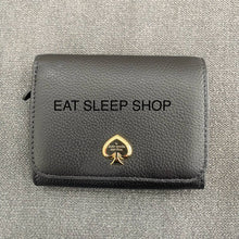 Load image into Gallery viewer, KATE SPADE KAYLA SMALL WALLET in BLACK
