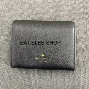 KATE SPADE KAYLA SMALL WALLET in BLACK