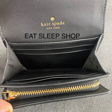 Load image into Gallery viewer, KATE SPADE KAYLA SMALL WALLET in BLACK
