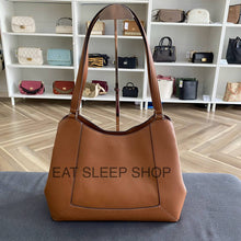 Load image into Gallery viewer, KATE SPADE LENA TRIPLE COMPARTMENT LARGE SHOULDER IN WARM GINGERBREAD
