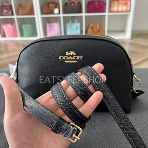 COACH MADI CROSSBODY (COACH CR348) GOLD/BLACK