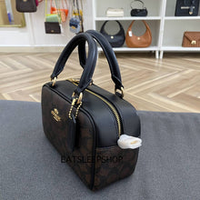Load image into Gallery viewer, COACH SATCHEL CROSSBODY IN WALNUT BLACK CW197
