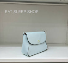 Load image into Gallery viewer, KATE SPADE MONICA SMAL FLAP CROSSBODY IN CRISP SKY
