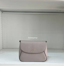 Load image into Gallery viewer, KATE SPADE MONICA SMAL FLAP CROSSBODY IN COZY GREY
