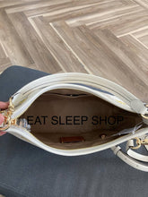 Load image into Gallery viewer, COACH LAUREL SHOULDER BAG WITH FLORAL PRINT (COACH CAL43) GOLD/CHALK MULTI
