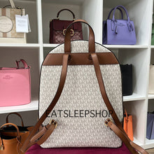 Load image into Gallery viewer, MICHAEL KORS JAYCEE BACKPACK LARGE IN SIGNATURE VANILLA
