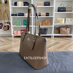 COACH GALLERY TOTE BAG (COACH CV402) IM/DARK STONE