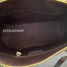 Load image into Gallery viewer, COACH GALLERY TOTE BAG IN SIGNATURE CANVAS CW381 GOLD/WALNUT/BLACK
