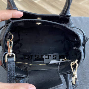 KATE SPADE DUMPLING MINI SATCHEL IN BLACK