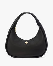 Load image into Gallery viewer, KATE SPADE KAYLA CRESCENT LARGE SHOULDER BAG in BLACK
