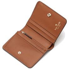 Load image into Gallery viewer, KATE SPADE LENA SMALL SLIM BIFOLD WALLET IN WARM GINGERBREAD
