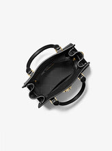 Load image into Gallery viewer, MICHAEL KORS HAMILTON SMALL SATCHEL IN BLACK NOIR
