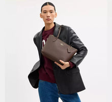 Load image into Gallery viewer, COACH FIONA ZIP TOTE BAG CW395 IN DARK STONE
