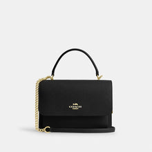 Load image into Gallery viewer, COACH KLARE TOP HANDLE BAG CY686 GOLD/BLACK
