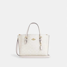 Load image into Gallery viewer, COACH MOLLIE TOTE 25 SIGNATURE CANVAS CV965 WHITE/CHALK
