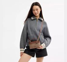 Load image into Gallery viewer, COACH RAINER 18 CROSSBODY IN SIGNATURE TAN BROWN
