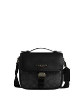 Load image into Gallery viewer, COACH RACER CROSSBODY SIGNATURE (CBG13) IN QB/CHARCOAL/BLACK
