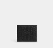 Load image into Gallery viewer, COACH 3 IN 1 WALLET IN SIGNATURE LEATHER CEU69 IN BLACK
