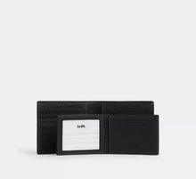 Load image into Gallery viewer, COACH 3 IN 1 WALLET IN SIGNATURE LEATHER CEU69 IN BLACK
