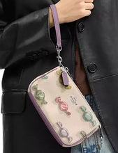 Load image into Gallery viewer, COACH NOLITA 19 WITH CANDY PRINT IN CHALK/JASMINE CDC26
