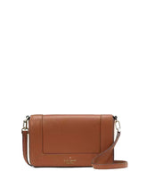 Load image into Gallery viewer, KATE SPADE LENA SMALL FLAP CROSSBODY in WARM GINGERBREAD
