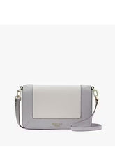 Load image into Gallery viewer, KATE SPADE LENA SMALL FLAP CROSSBODY in COLORBLOCK MOUNTAIN GRAY
