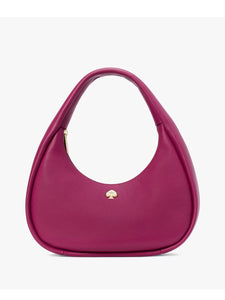 KATE SPADE KAYLA CRESCENT LARGE SHOULDER BAG in DARK RASPBERRY