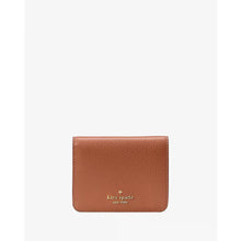 Load image into Gallery viewer, KATE SPADE LENA SMALL SLIM BIFOLD WALLET IN WARM GINGERBREAD
