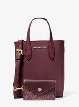 Load image into Gallery viewer, MICHAEL KORS VINCENT XS LEATHER SMALL CROSSBODY WITH CARD CASE IN OXBLOOD
