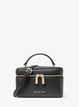 Load image into Gallery viewer, MICHAEL KORS VIVI SMALL SIGNATURE VANITY CROSSBODY IN BLACK
