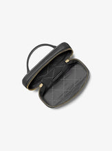 Load image into Gallery viewer, MICHAEL KORS VIVI SMALL SIGNATURE VANITY CROSSBODY IN BLACK

